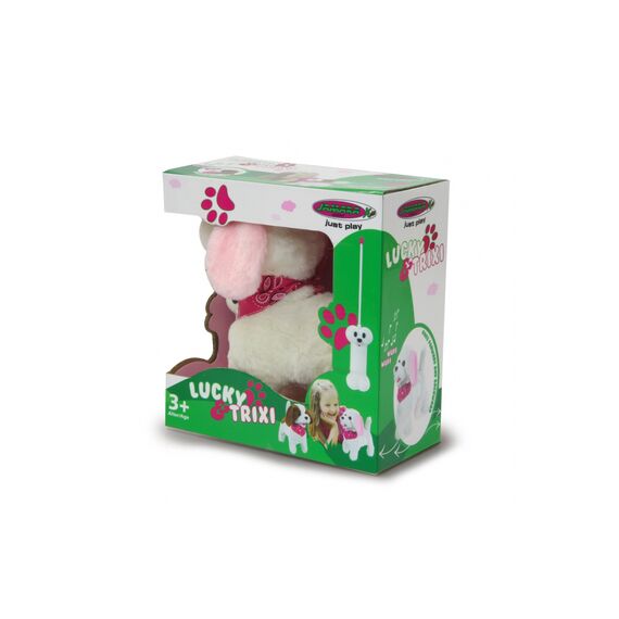 Trixi RC Furry Dog white/pink 27MHz | 460341
