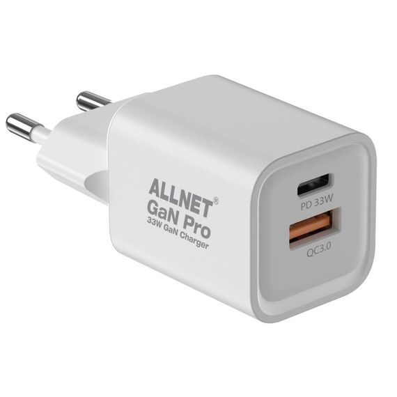 ALLNET power supply QC USB-C PD GaN power supply 45 Watt
