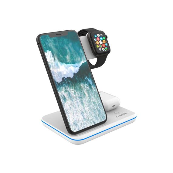 Canyon WS303 Wireless charging stand 3in1 15 CNSWCS303W