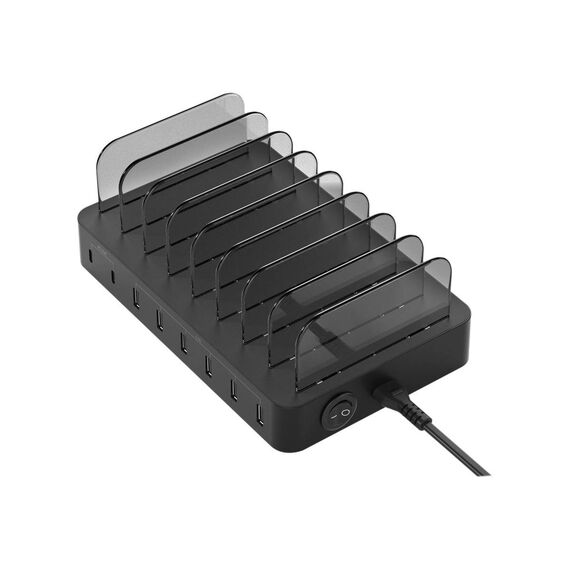 Conceptronic OZUL Charging station 75 Watt PD 3.0 8 OZUL02B