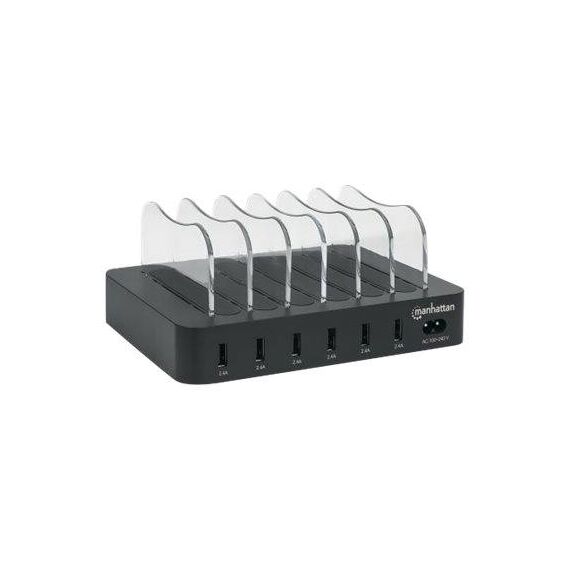Manhattan Charging Station, 6x USBA Ports, Outputs: 6x 102254