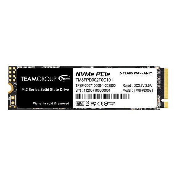 Team Group MP33 PRO / 2 TB / M.2 / 2100 MB/s /  | TM8FPD002T0C101
