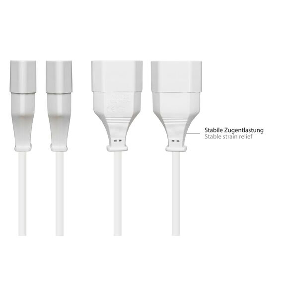 Alcasa P0300-W005 / 0.5 m / Power plug type C / 250 V