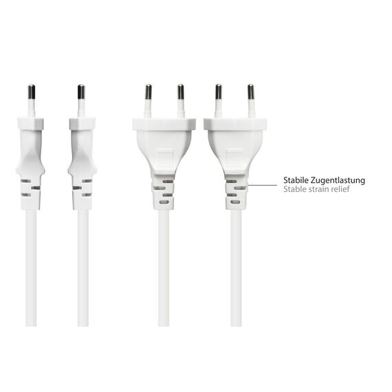 Alcasa P0300-W005 / 0.5 m / Power plug type C / 250 V