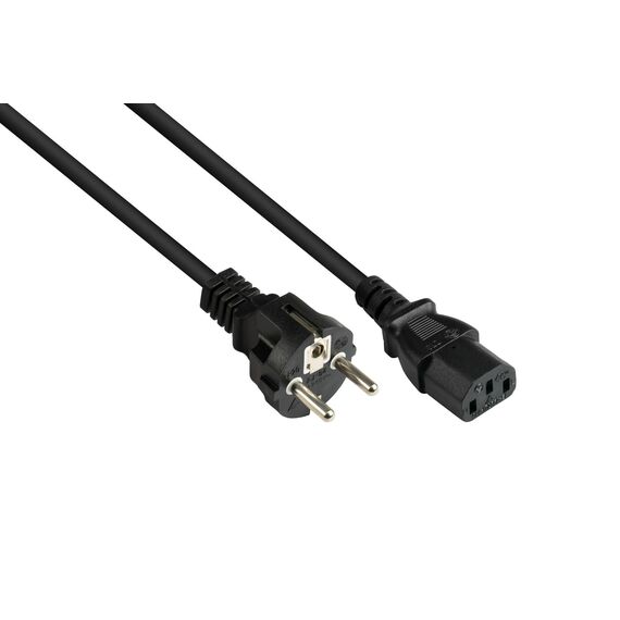 Alcasa P0030-S015 / 1.5 m / Power plug type E+F / C13 coupler / H