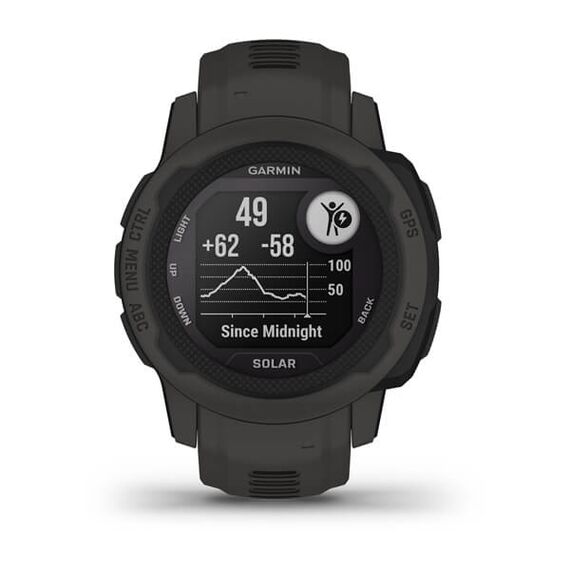 Garmin Instinct 2S Solar - 40 mm - graphite - spor | 010-02564-00