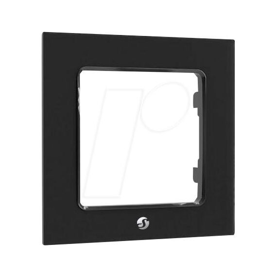 Shelly - Mounting frame - wall - 1 gang - black | Shelly_WF_1_s