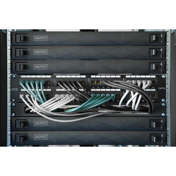 Digitus Cat / 6A keystone module, shielded with int | DN-93617-48