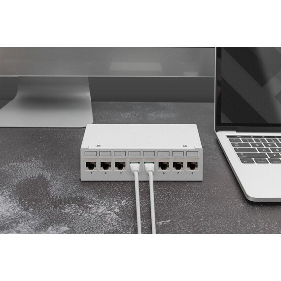 Digitus Cat / 6A keystone module, shielded with inte | DN-93617-8