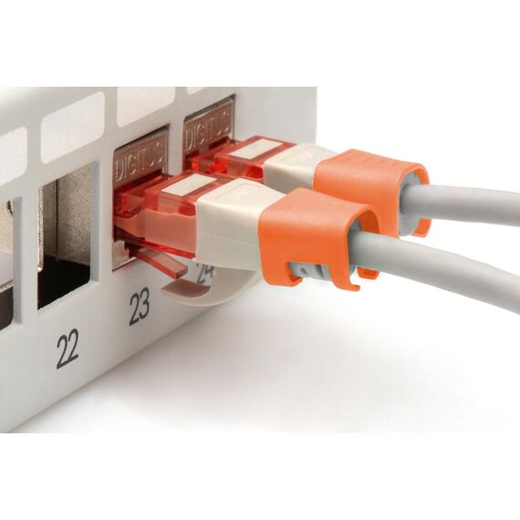 Digitus Color clips for Patch cable - Orange / Colour co | A-CC-O