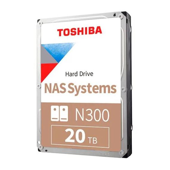 Toshiba N300 NAS HARD DRIVE 20TB BULK Serial ATA HDWG62AUZSVA