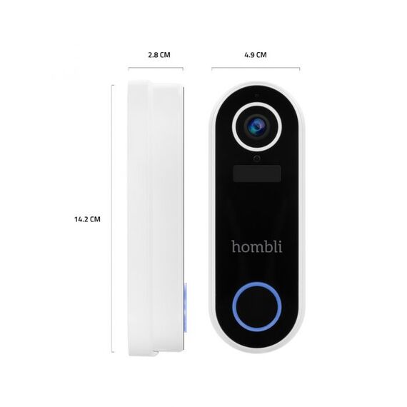 Hombli Smart Doorbell Pack, Black, White, Home, Offic | HBDP-0109
