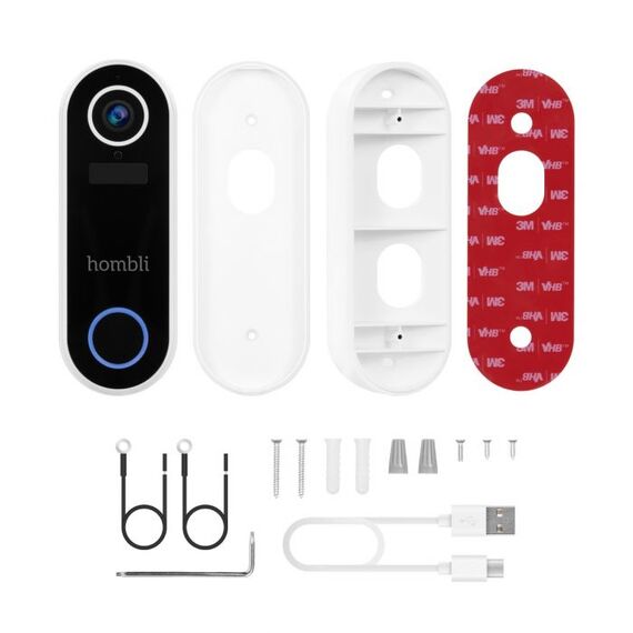 Hombli Smart Doorbell Pack, Black, White, Home, Offic | HBDP-0109