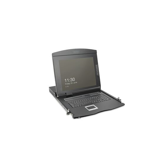 Digitus - KVM console with KVM switch - 16 ports - | DS-72221-3US