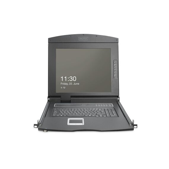 Digitus - KVM console with KVM switch - 16 ports - | DS-72221-3US