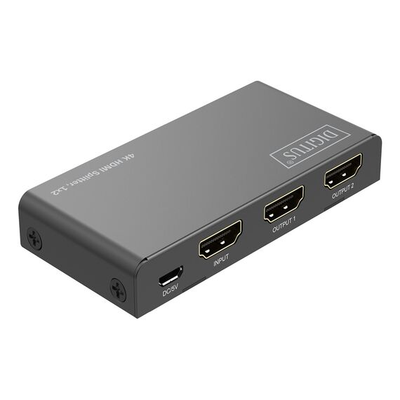 Digitus 4K HDMI Splitter, 1x2 / HDMI / 2x HDMI / 3840  | DS-55336