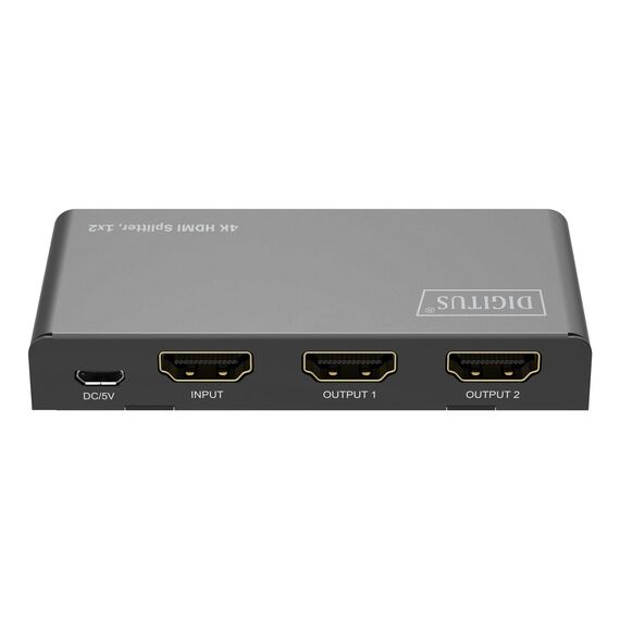 Digitus 4K HDMI Splitter, 1x2 / HDMI / 2x HDMI / 3840  | DS-55336