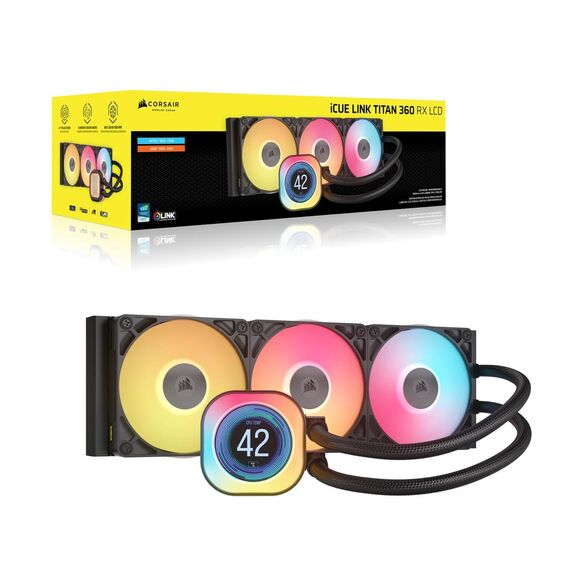 Corsair iCUE LINK TITAN 360 RX LCD / Air cooler / | CW-9061023-WW