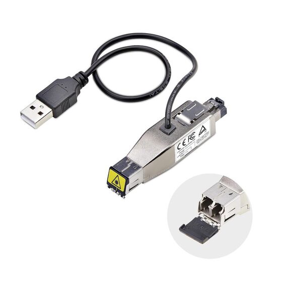 StarTech.com Gigabit Fiber to RJ45 Etherne | D01ML55U-FIBER-MEDIA