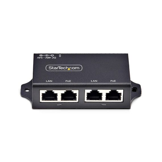 StarTech.com 2-Port Gigabit PoE+ Injector, | AF221CE-POE-INJECTOR