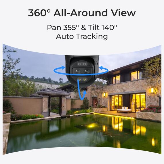 Reolink TrackMix Series P760 - 4K Outdoor Camera, D | PCTMXPT4K01
