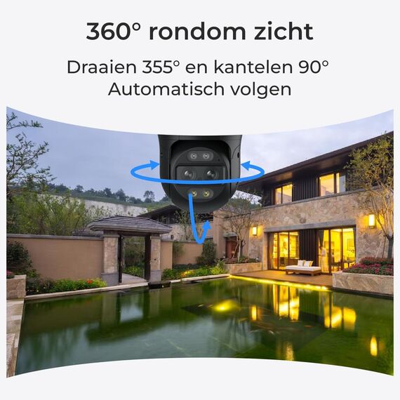 Reolink TrackMix Series P760 - 4K Outdoor Camera, D | PCTMXPT4K01