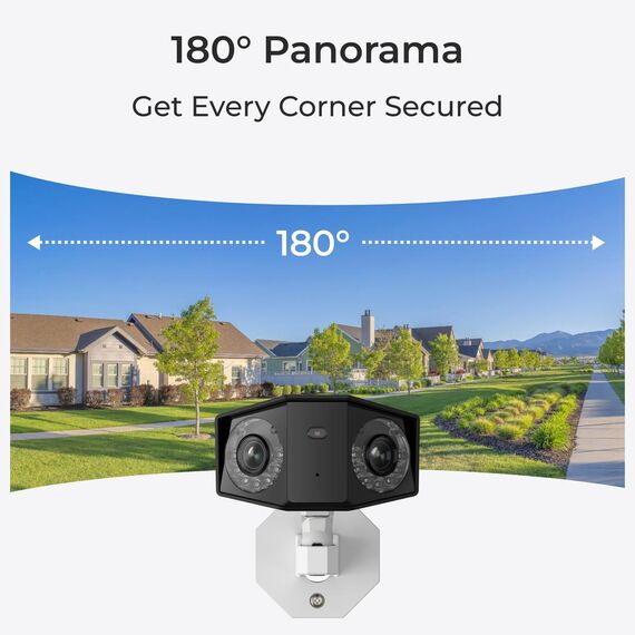 Reolink Duo Series P730 - 4K Outdoor PoE Camera, Dua | PCDUOB4K01