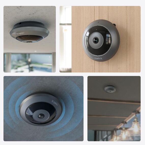 Reolink Fisheye Series W520 - 6MP Indoor Fisheye Wi-Fi Camera, 36
