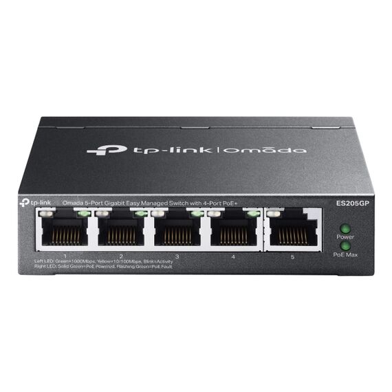 TP-Link Omada ES205GP V1 - Switch - Managed - 4 x 10/100/1000 (Po