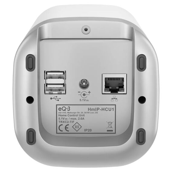 Homematic IP HmIP-HCU1, Grey, White, 868 - 868.6, 869. | 160322A0