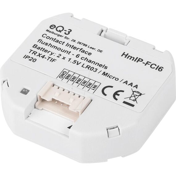 Homematic IP HmIP-FCI6 - Contacts interface - wireless | 153501A0