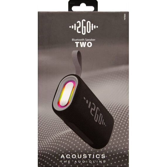 2GO Bluetooth Speaker Acoustic Two with RGB light show
