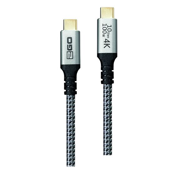 2GO USB data cable - High Speed ​​- 10GBps - 100W - 2m 797513