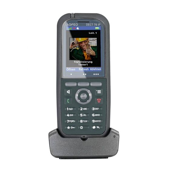 AGFEO DECT 78 IP IP Phone Grey Wireless handset Desk 6101650
