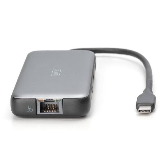 DIGITUS USBC Docking Station 8Port HDMI USB RJ45 DA70915