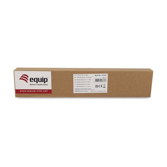 Equip 10" Brush Panel 1U, Black 327532