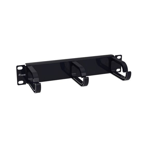 Equip 10" Cable Management Panel, 1U, Black 327341