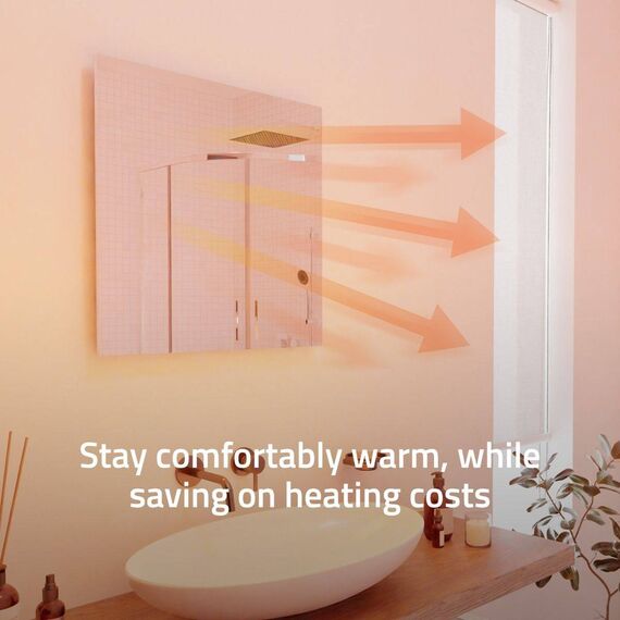 Hombli Smart Infrared Panel Heater 400W - Mirror HBHP0313