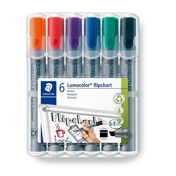 STAEDTLER Lumocolor flipchart marker 356 B WP6