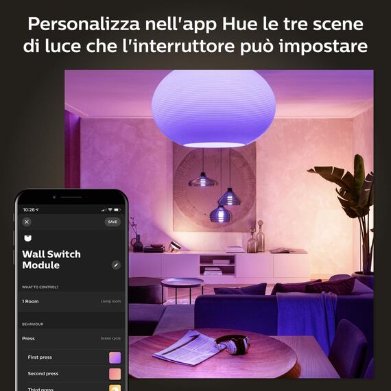 Philips Hue - Light switch module - wireless - whi | 929003017102