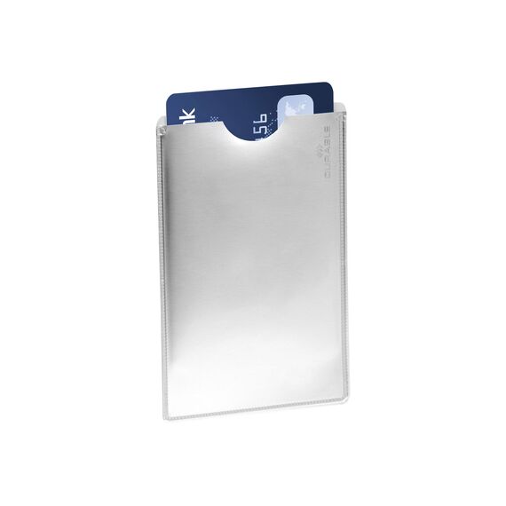 DURABLE Business card case silver  890023