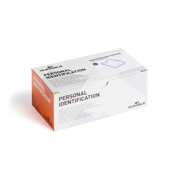 DURABLE ID card holder ENCLOSED for 2 cards 892419