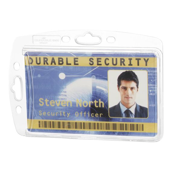 DURABLE Name badge holder for 54 x 85 mm transparent 890519