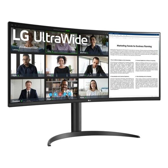 LG UltraWide 34WR55QKB LED monitor curved 34 3440 34WR55QKB