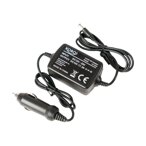 Xoro CA1224 Car power adapter 12 24 ACC300201