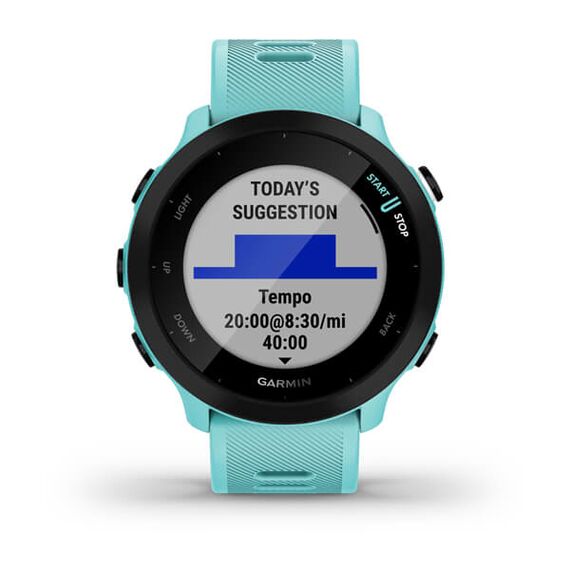 Garmin Forerunner 55 - Aqua green - sport watch wi | 010-02562-12