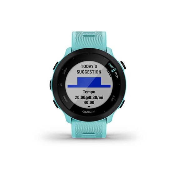 Garmin Forerunner 55 - Aqua green - sport watch wi | 010-02562-12