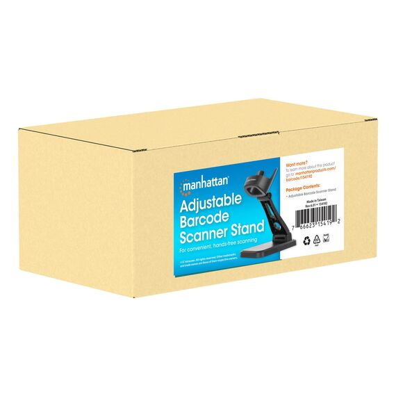 Manhattan Adjustable Barcode Scanner Stand, Height and A | 154192