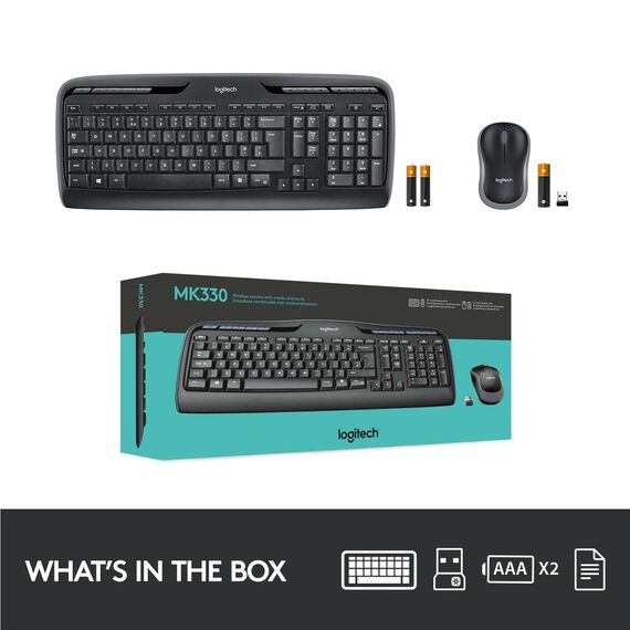 Logitech Wireless Combo MK330 - Keyboard and mouse s | 920-003969