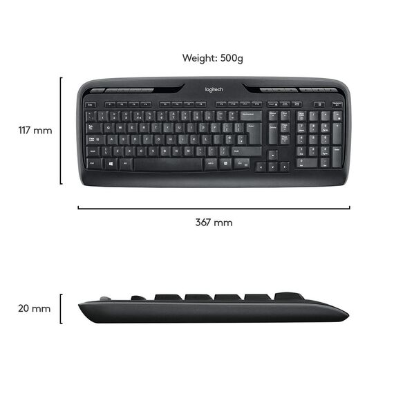 Logitech Wireless Combo MK330 - Keyboard and mouse s | 920-003969